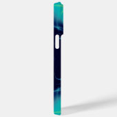 GOLD CADUCEUS MEDISCH SYMBOOL, Blue Turquoise Blau Case-Mate iPhone Case (Achterkant / Rechts)