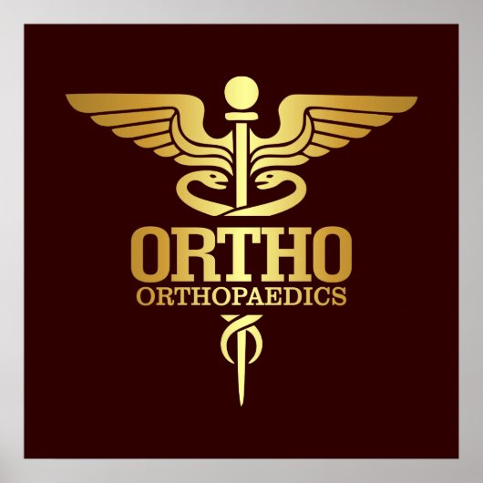Gold Caduceus (ORTHO) Poster (Voorkant)