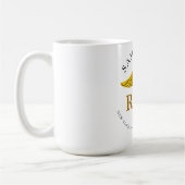 Gold Caduceus Registered Nurse Name Koffiemok (Links)