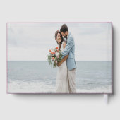 Gold Calligraphy Elegant Wedding Folie Gastboek Gastenboek (Achterkant)