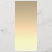 Gold Calligraphy Wedding Menu (Achterkant)