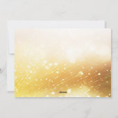 Gold Candles Kerstvakantie Kaart (Achterkant)