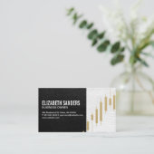 Gold Candlestick Logo Visitekaartje (Staand voorkant)