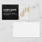 Gold Candlestick Logo Visitekaartje (Voorkant / Achterkant)