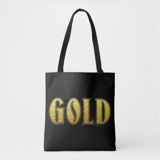 Gold Canvas tas (Voorkant)