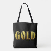 Gold Canvas tas (Achterkant)