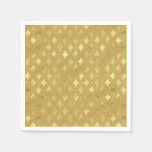 Gold Carnival Harlequin Diamonds papier Servet (Voorkant)