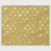 Gold Carnival Harlequin Pattern Cadeaupapier (Vlak)