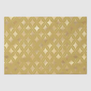 Gold Carnival Harlequin Pattern Tissuepapier