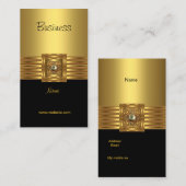 Gold carte de visite sur Gold Black (Devant / Derrière)