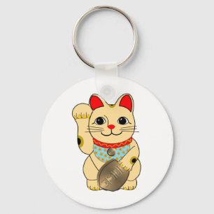 Gold Cat Sleutelhanger