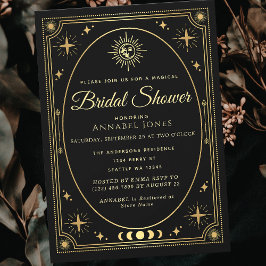 Gold Celestial Black Tarot Kaart Vrijgezellenfeest