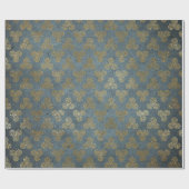 Gold Celtic Knot Spiral Cadeaupapier (Vlak)