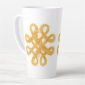 GOLD CELTIC KNOT Tall Tapted Mug (Angle gauche)