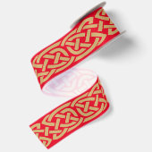 Gold Celtic Knots Lint (Achterkant)