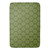 Gold Celtic Shamrock Pattern Badmat (Voorkant Verticaal)