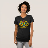 Gold Celtic "Tri-Knot" T-Shirt (Voorkant volledig)