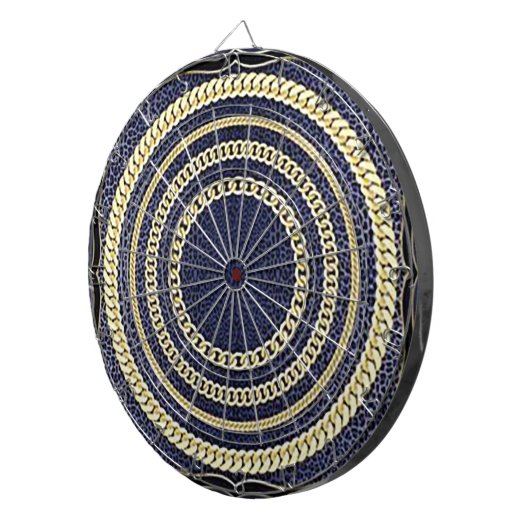 Gold chain-dartboard dartbord (Voorkant Rechts)