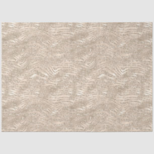 Gold Champagne Glitter Zebra Print glam Tissuepapier