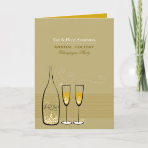 Gold Champagne nieuwjaar legant Chic Holiday