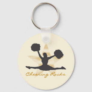 Gold Cheering Rocks T-shirts en cadeautjes Sleutelhanger