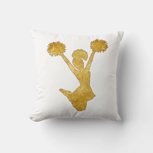 Gold Cheerleader Kussen (Voorkant)