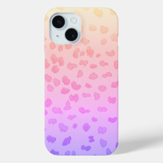 Gold Cheetah iPhone Case (Achterkant)