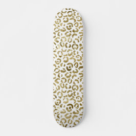 Gold Cheetah Skateboard