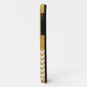 Gold Chevron Aangepaste iPhone-draagtas Case-Mate iPhone Case (Achterkant/links)