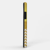 Gold Chevron Aangepaste iPhone-draagtas Case-Mate iPhone Case (Achterkant/rechts)