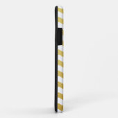 Gold Chevron Pattern iPhone Case (Achterkant/rechts)