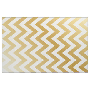 Gold Chevron Stripe Pattern Stof