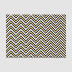 Gold Chevron Tissuepapier