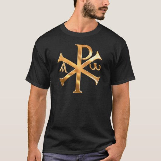 Gold Chi-Rho T-shirt (Voorkant)