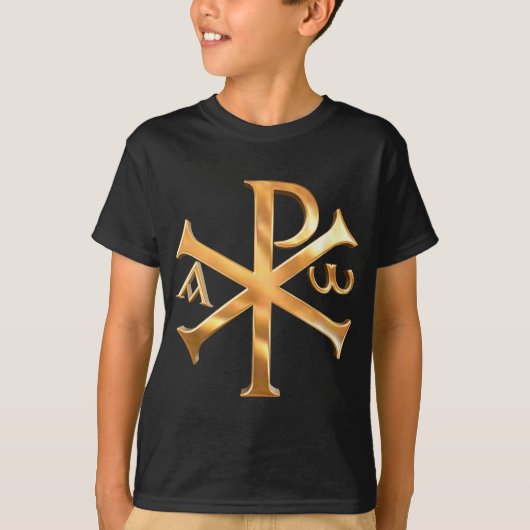 Gold Chi-Rho T-shirt (Voorkant)