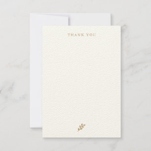 Gold Chic Mariage Merci Cartes