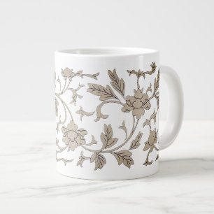 Gold Chinoiserie Floral Extra Grote Beker