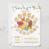 Gold Christams Cookie Exchange Invitation (Devant)