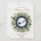 Gold Christmas Party Invitation | Editable Friends (Devant)