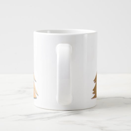 Gold Christmas Tree Forest Specialty Mug (Dos)