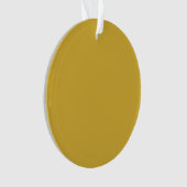 Gold Circle Acryl Ornament (voorkant)