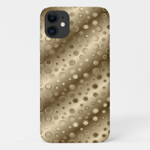 Gold Circle Champagne Bling telefoonhoesje iPhone 11 Hoesje