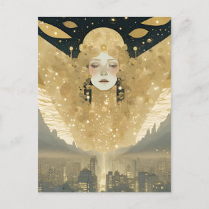 Gold City Angel Briefkaart