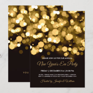 Gold City verlicht oudejaarsfeest Kaart