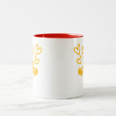Gold Claddagh Ring Coffee Mug (Centre)