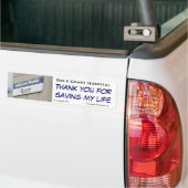 Gold Coast Hospital - Hartelijk dank voor het redd Bumpersticker (Op Truck)