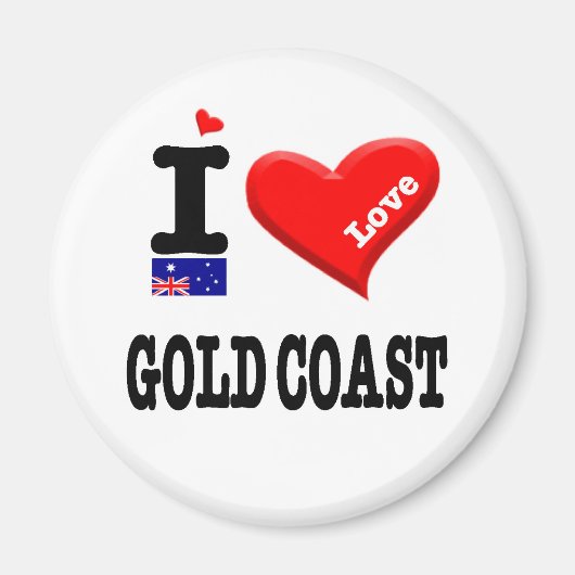 GOLD COAST - I Love Magneet (Voorkant)