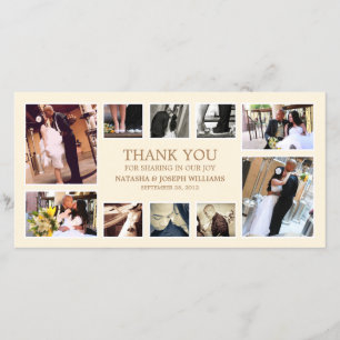 GOLD COLLAGE   BEDANKT DANK JULLIE KAART