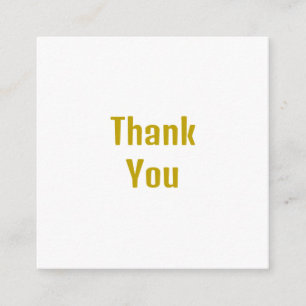 Gold Color Calligraphy Professionele naam Informatiekaartje