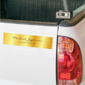 Gold Color Professional-handschrift Bumpersticker (Op Truck)